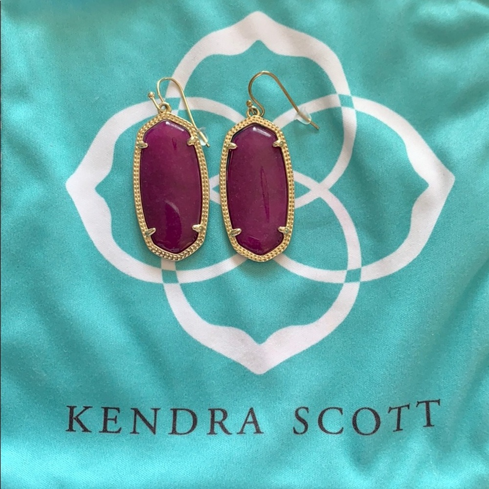 Kendra Scott Elle Earrings purple